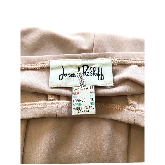 Joseph Ribkoff Midi Pull-On Skirt Pink Size 16 Glam Party Holiday Formal Classic - Picture 3 of 10